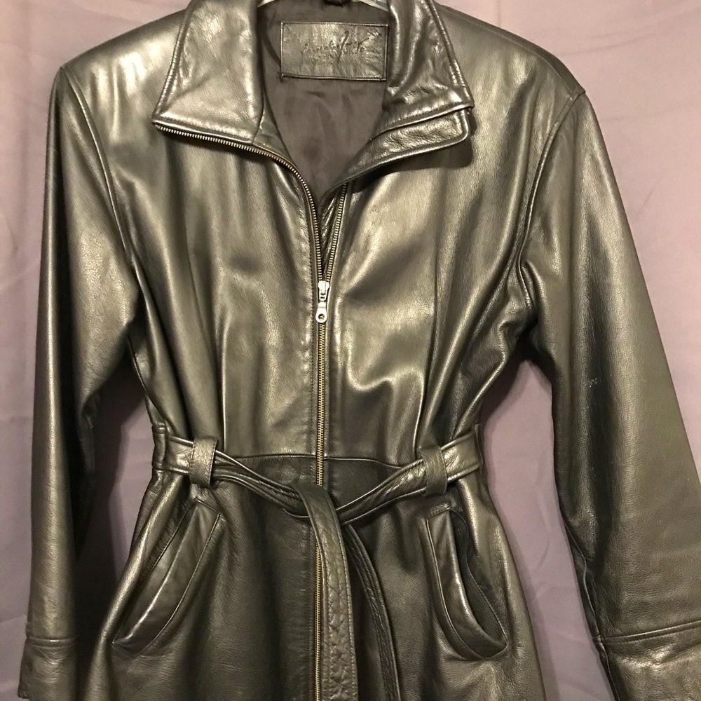 Jacqueline Ferrar Leather coat